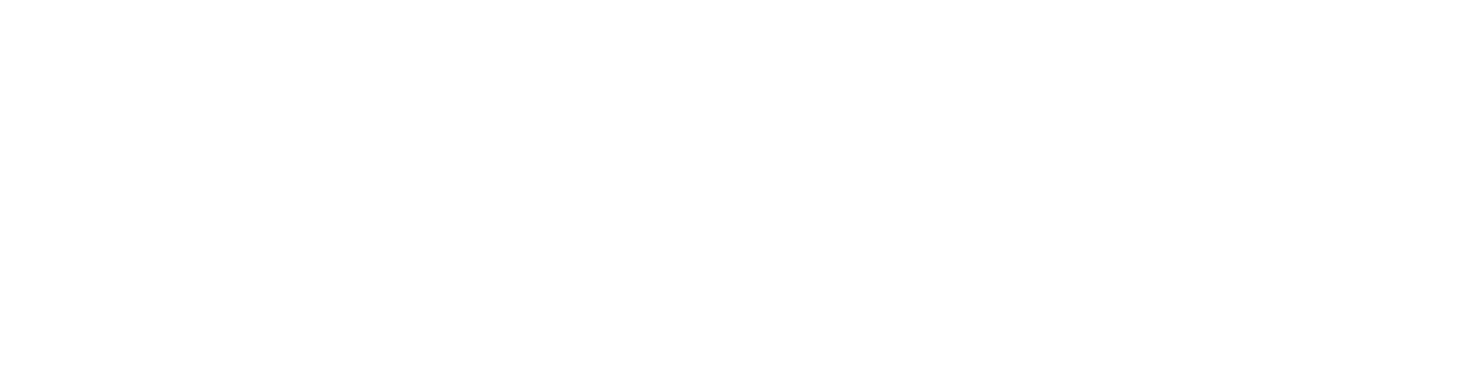 Full Logo, Mono, White